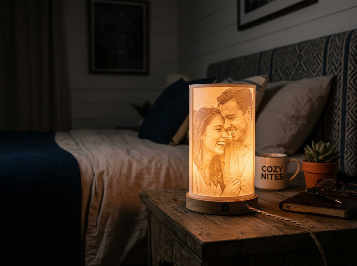 Litophane ve Tasarım Gece Lambası Üretimi